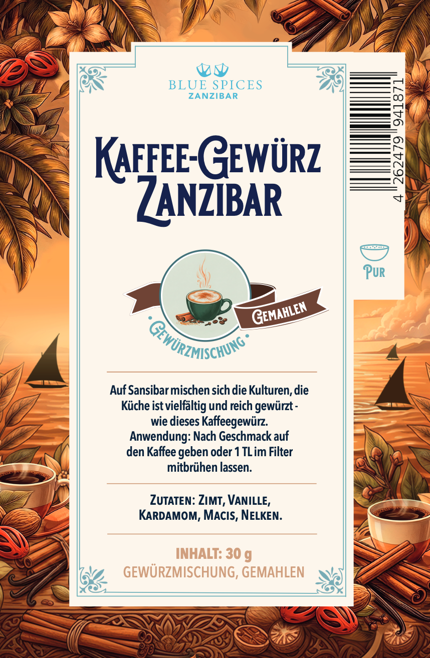 Kaffeegewürz Zanzibar