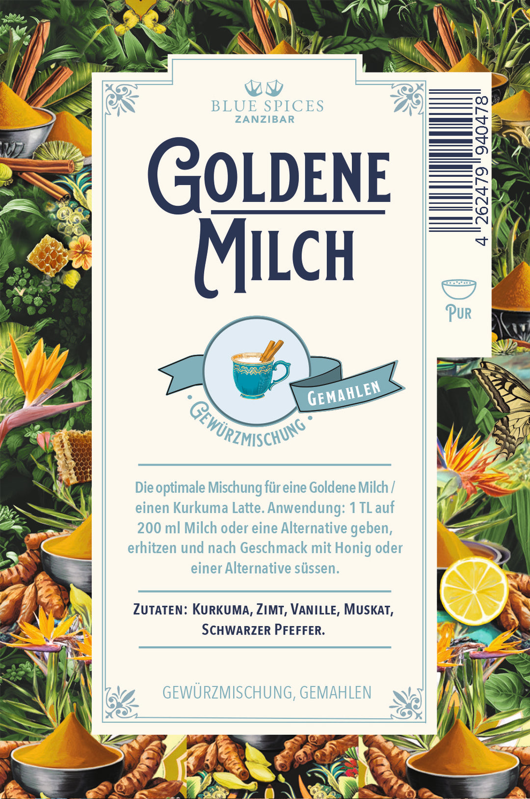 Goldene Milch-Gewürz