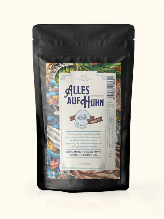 Alles auf Huhn