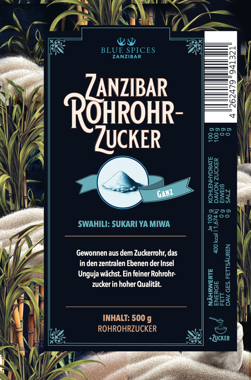 Zanzibar Rohrohrzucker